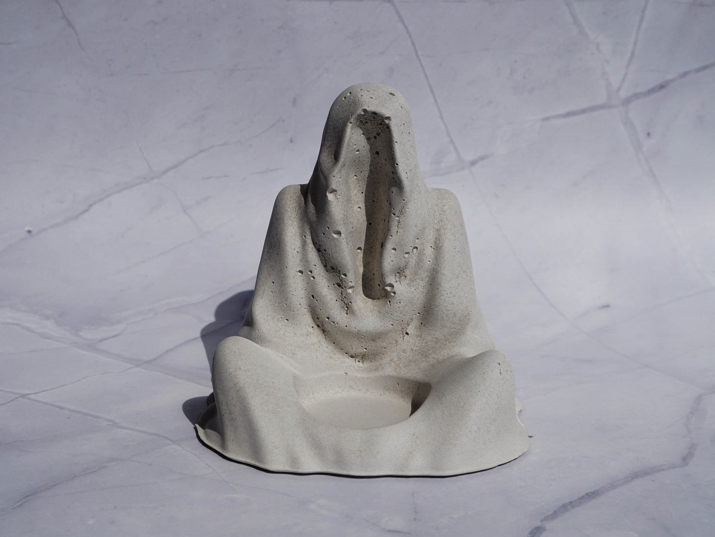 Concrete Tealight candle holder | Grim Reaper | Ghost | Ghotic