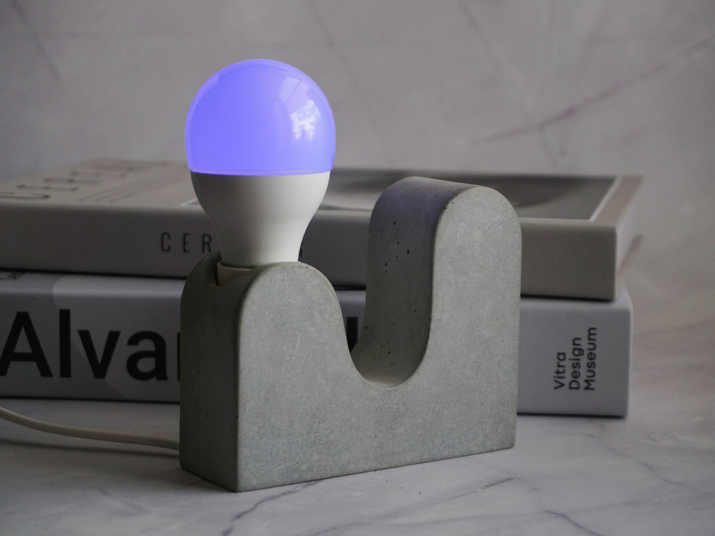 Concrete RGB Lamp | Minimal | Scandi | LED Lamp