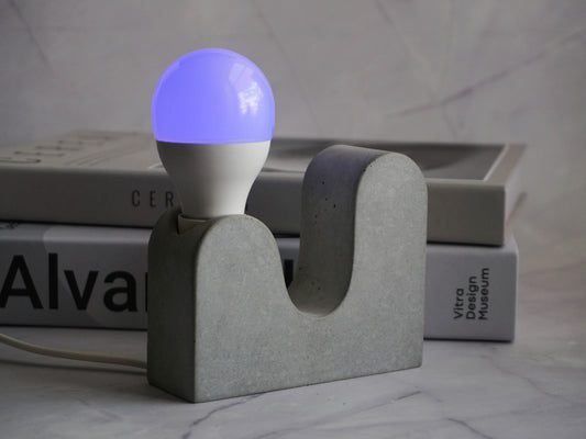 Concrete RGB Lamp | Minimal | Scandi | LED Lamp