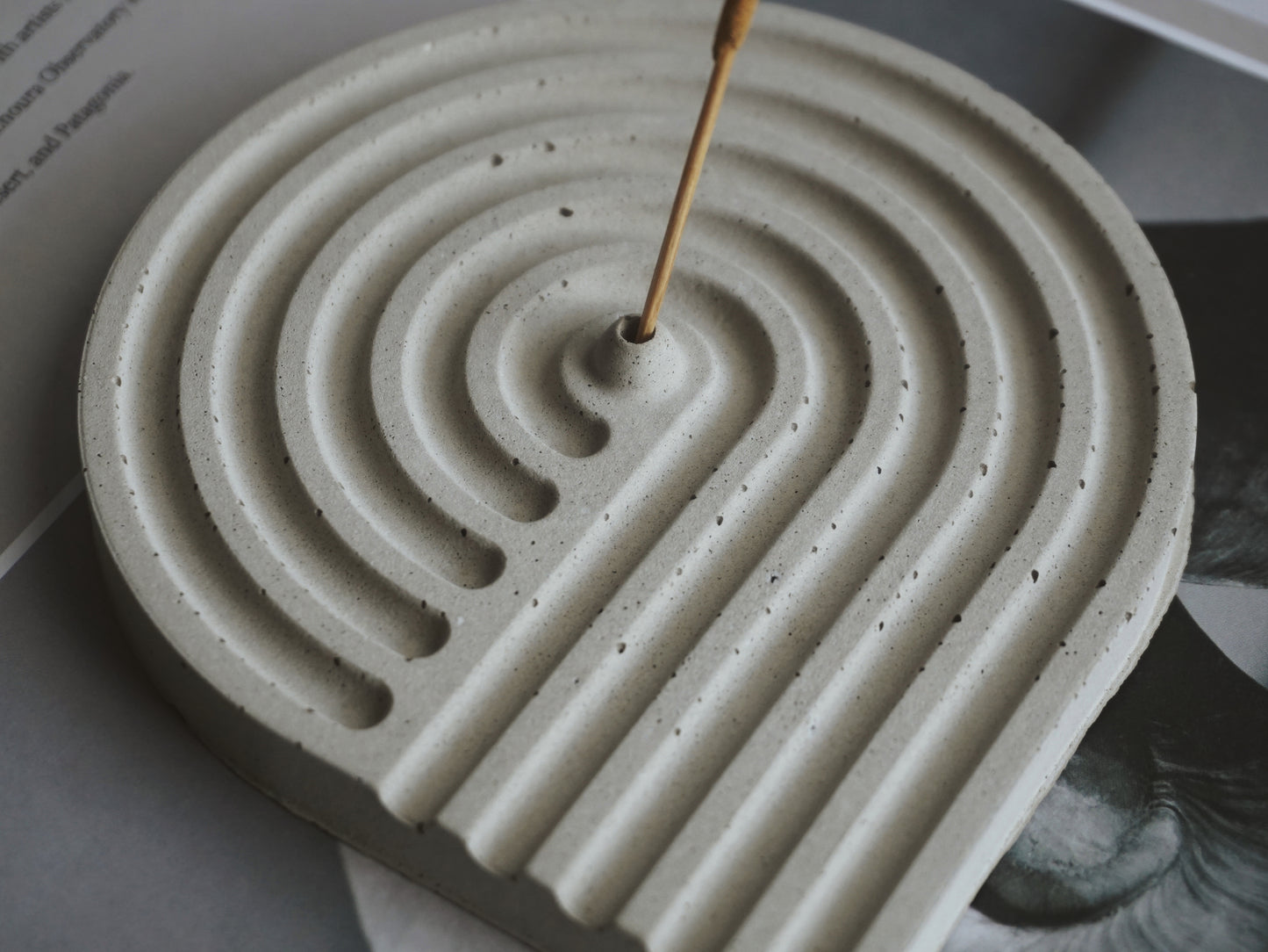 Concrete Incense Holder