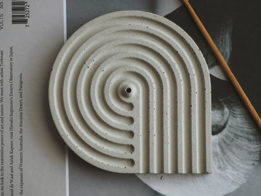 Concrete Incense Holder