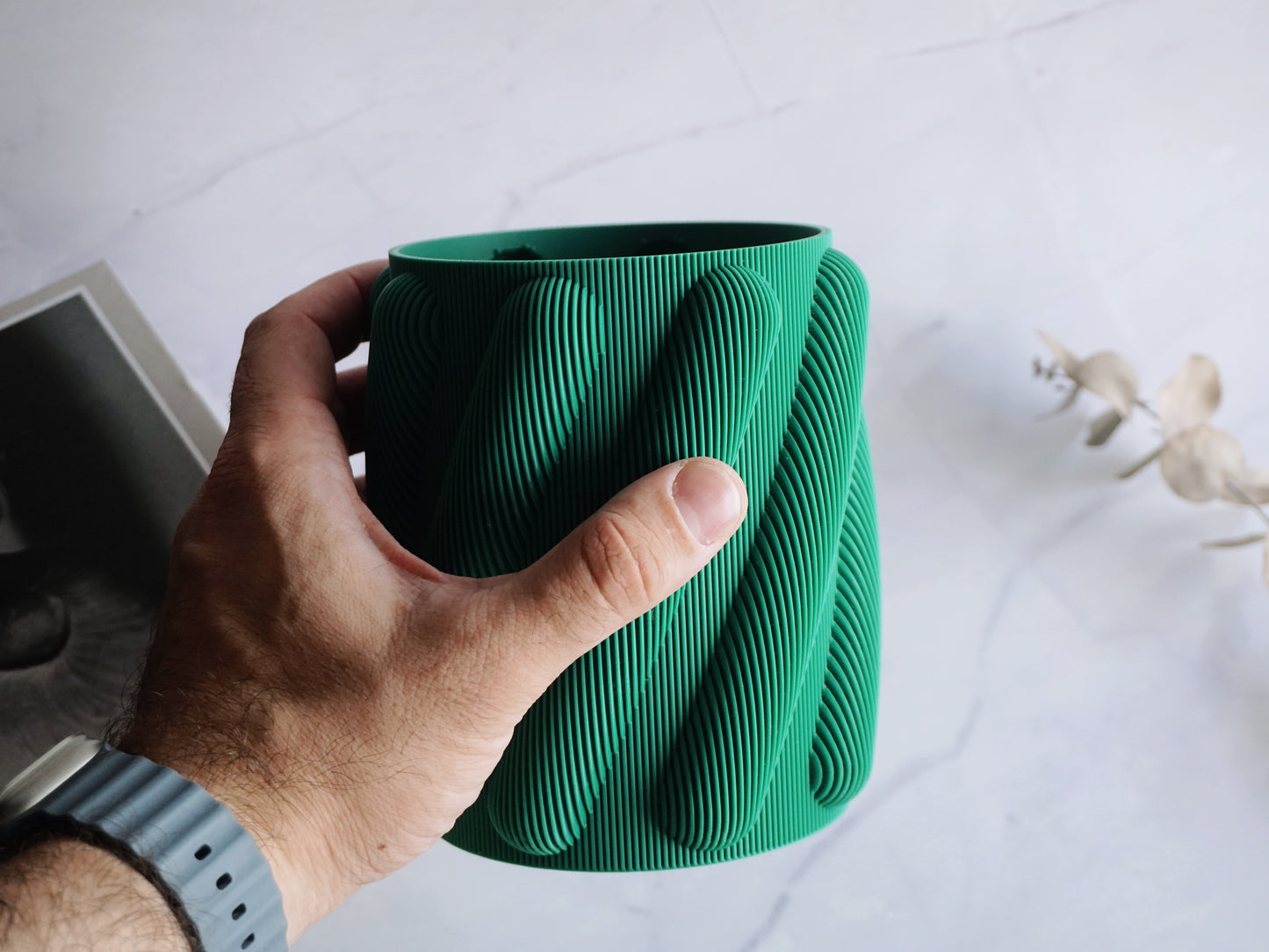 Modern plant pot | planter | vase | 3D printed | Eco