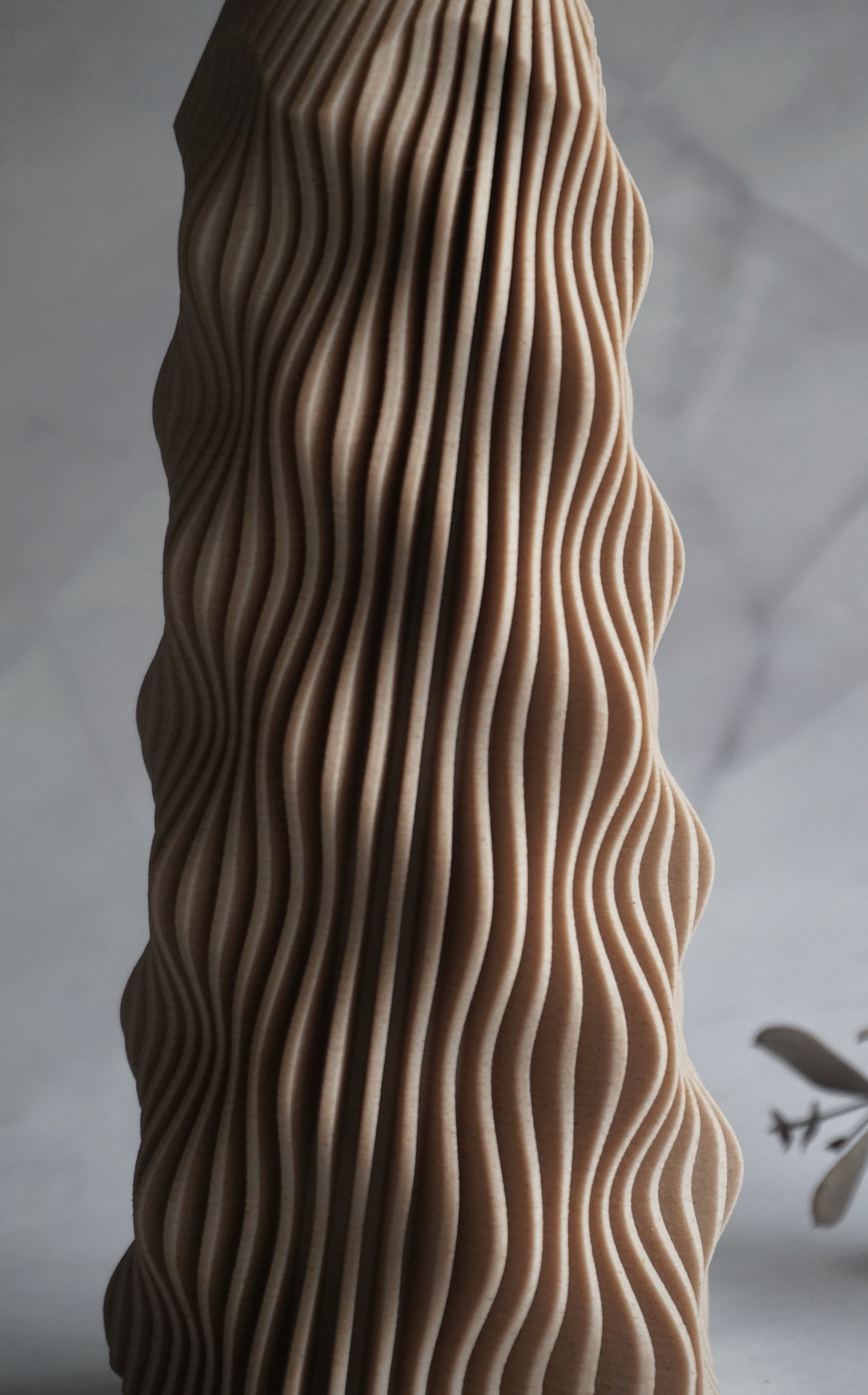 Modern Wood Vase "Stockholm"