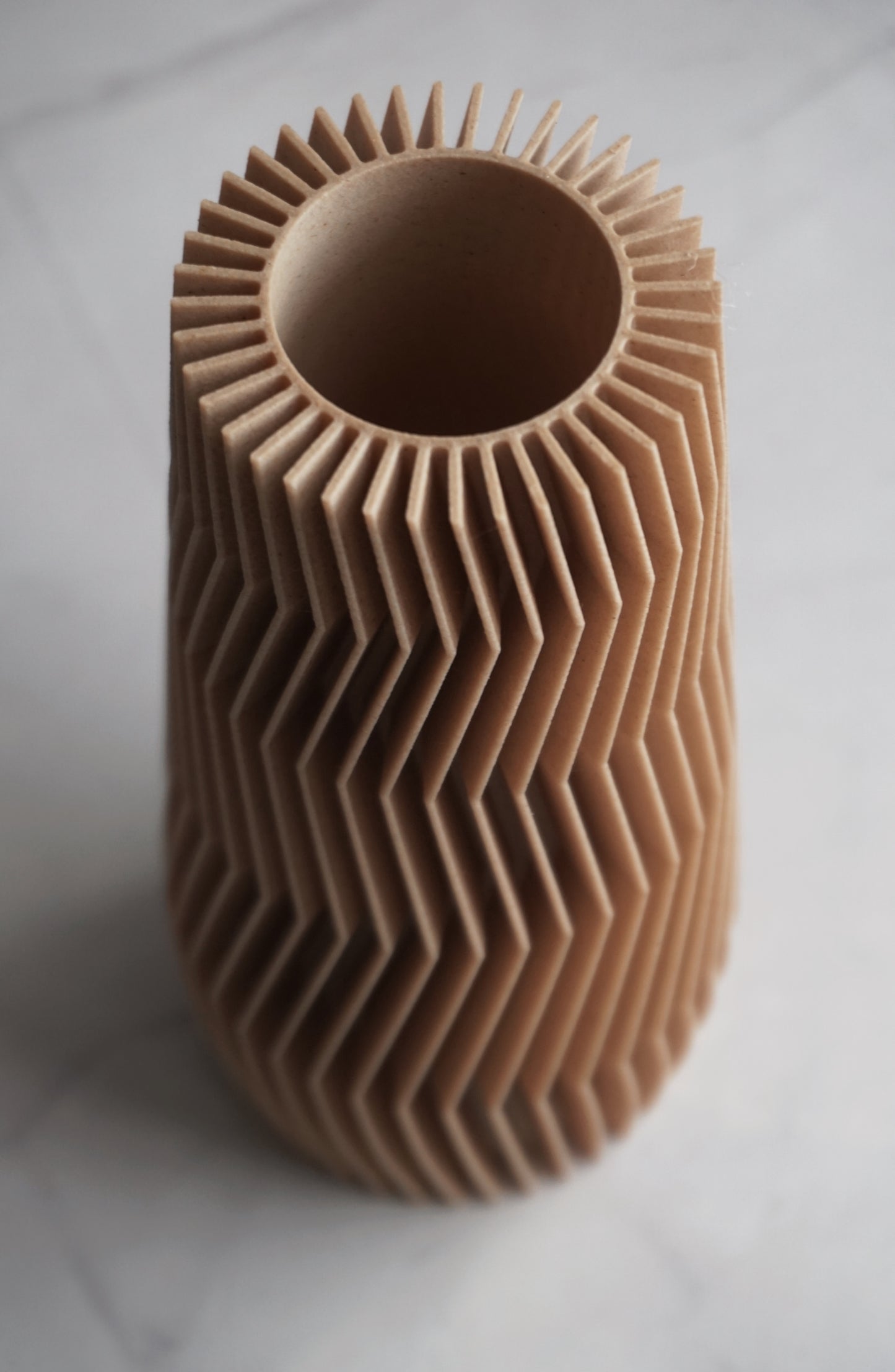 Modern Wood Vase "London"