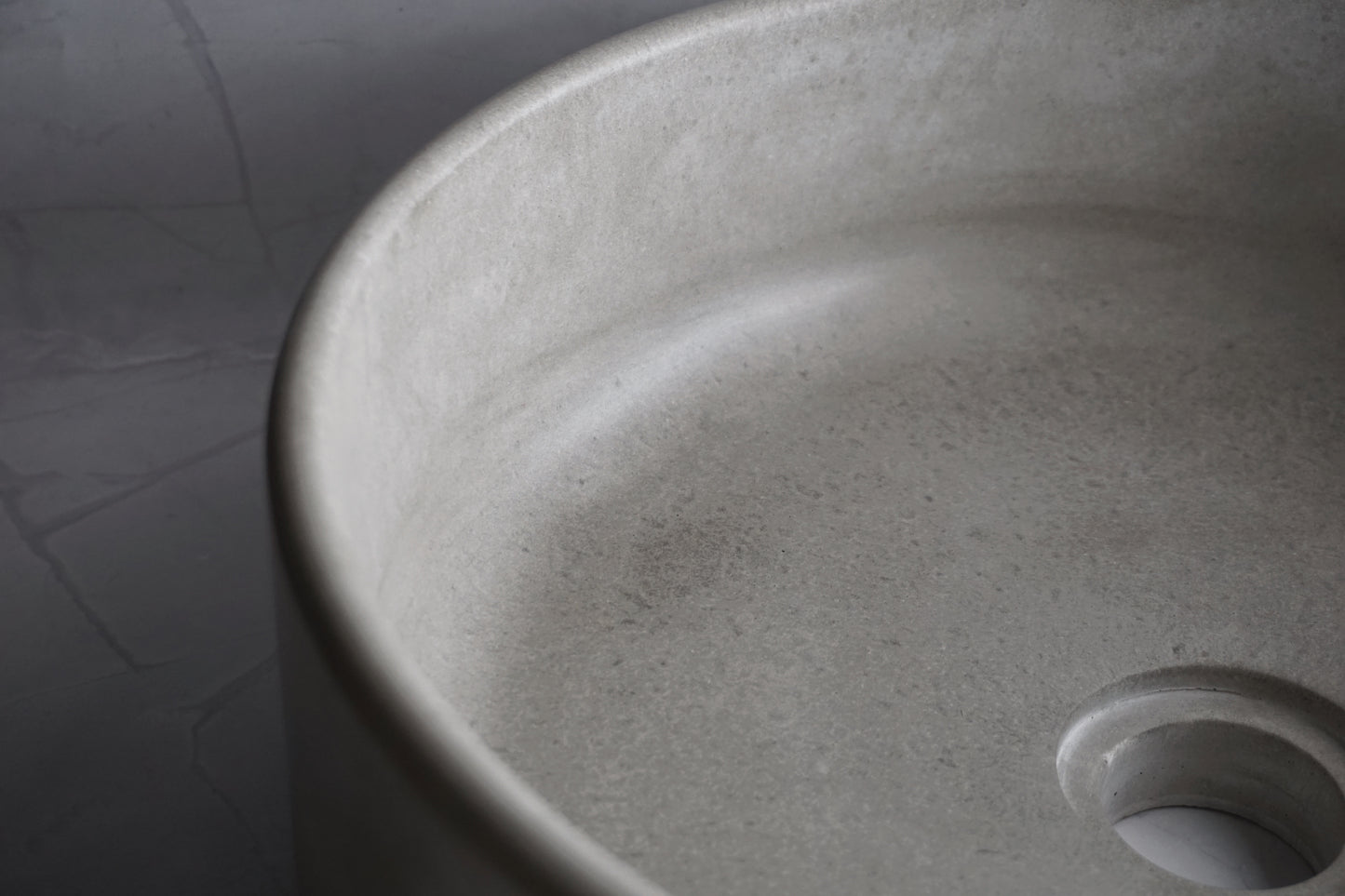 Round Concrete Sink | Wash Basin | Concrete vanity