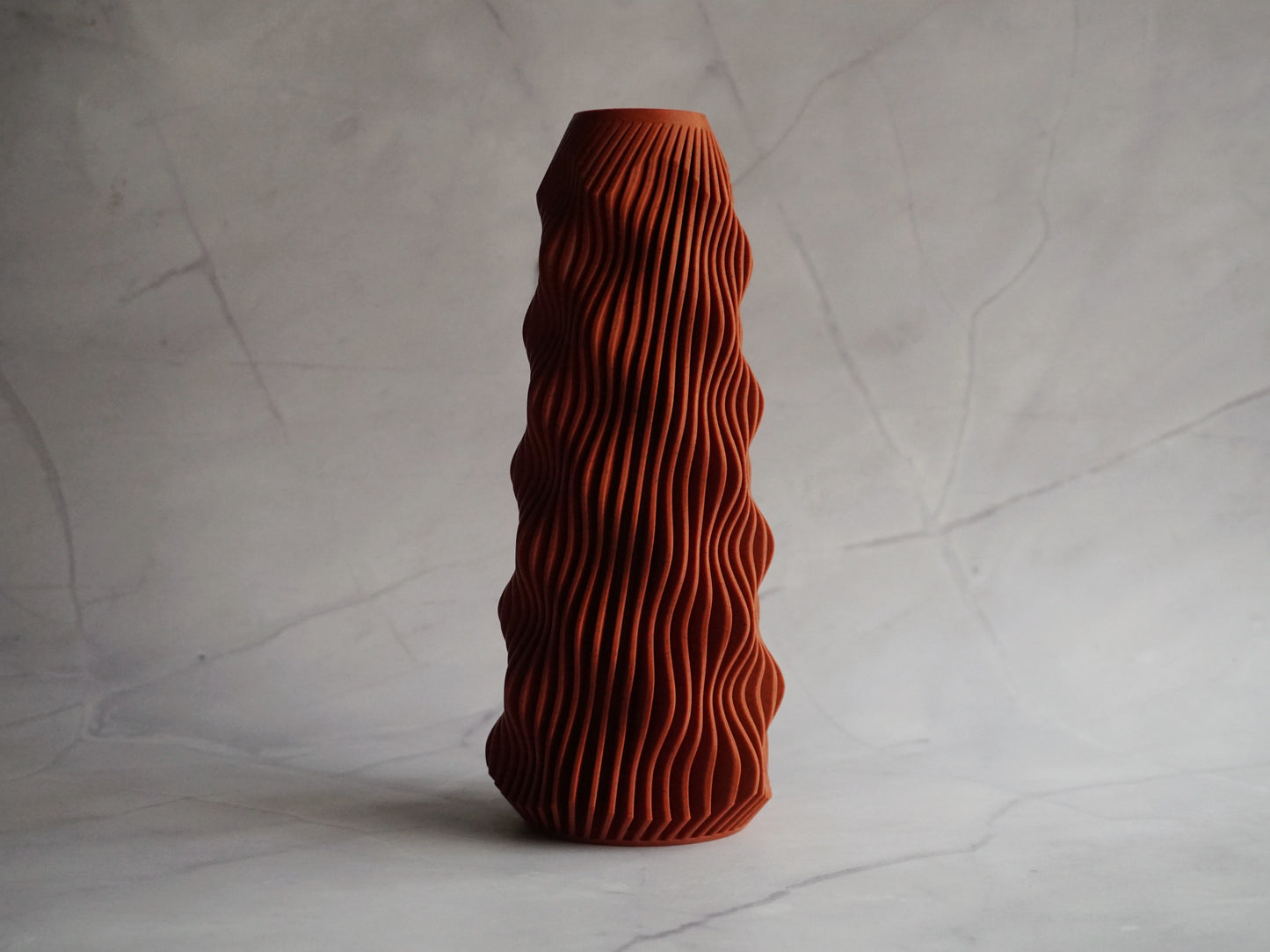 Modern Wood Vase "Stockholm"