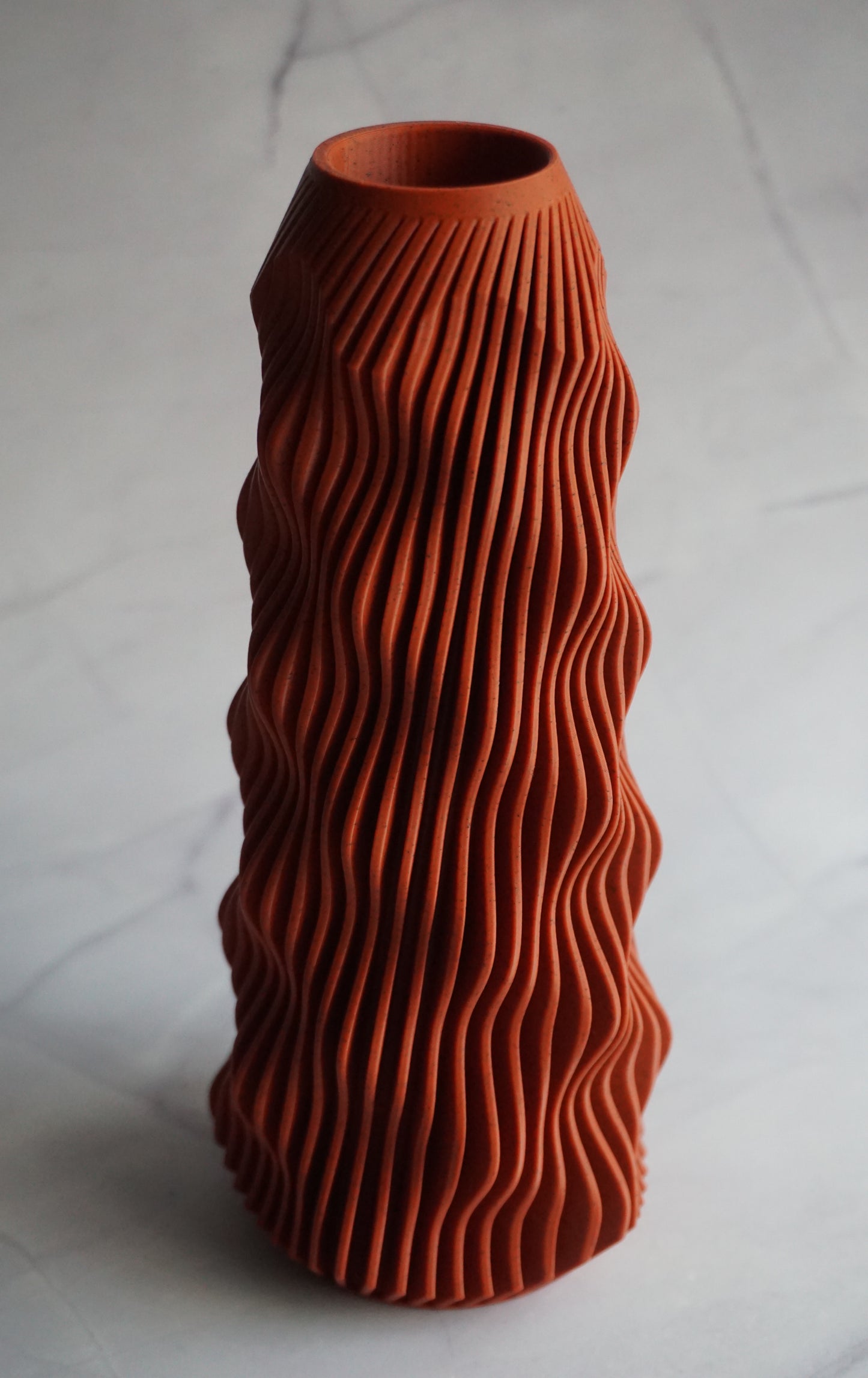 Modern Wood Vase "Stockholm"