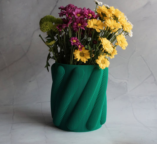 Modern plant pot | planter | vase | 3D printed | Eco