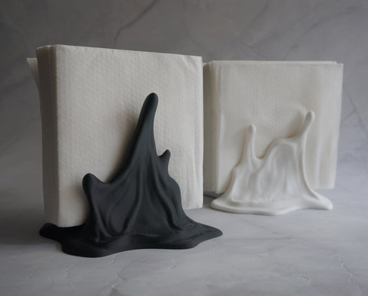 Abstract Napkin Holder | Monochrome | Minimal