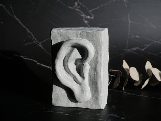 Concrete Bookend | Abstract Sculpture | Ornament | Shelf Decor