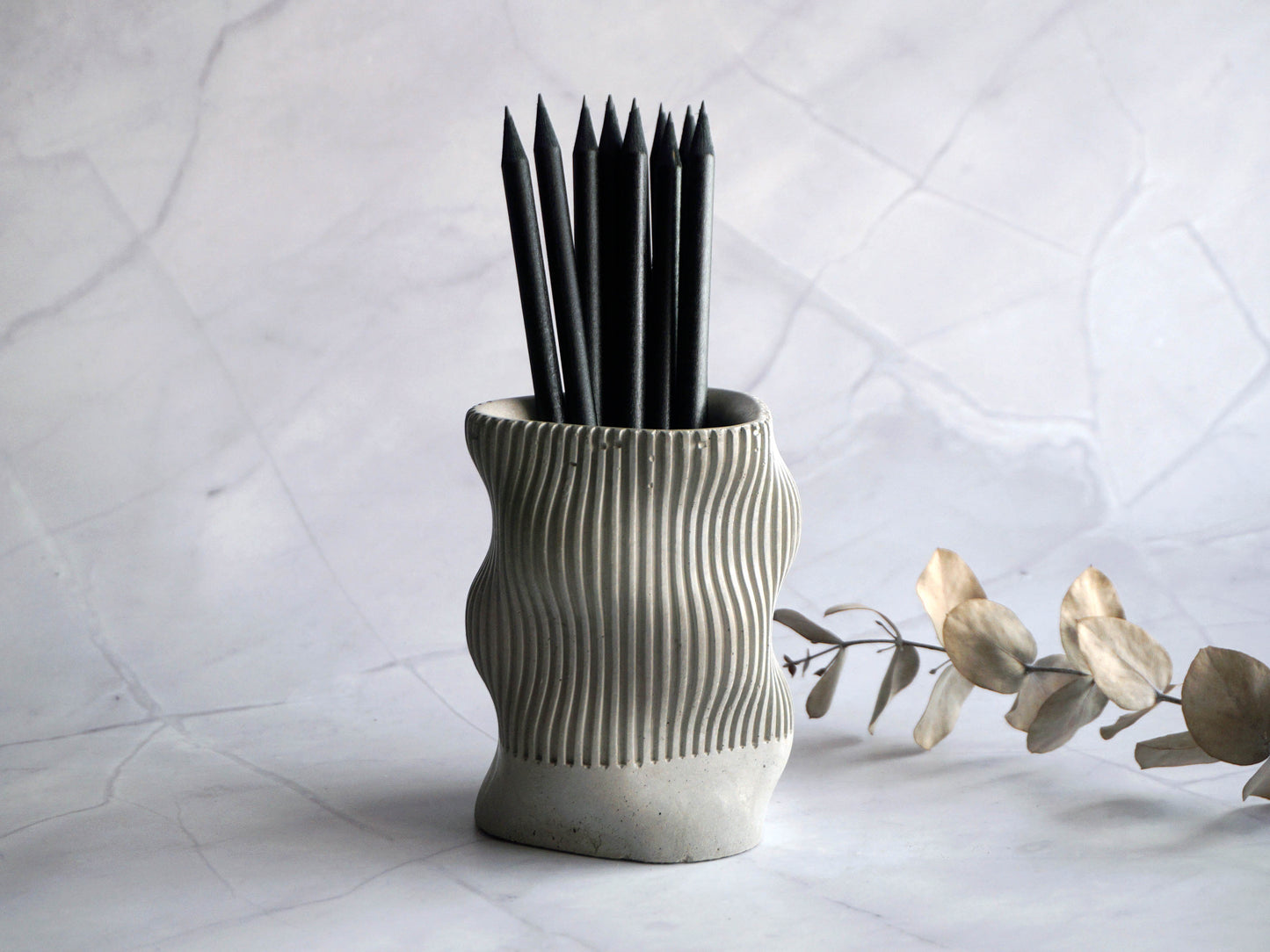 Concrete irregular pen holder | Toothbrush Holder | Cup