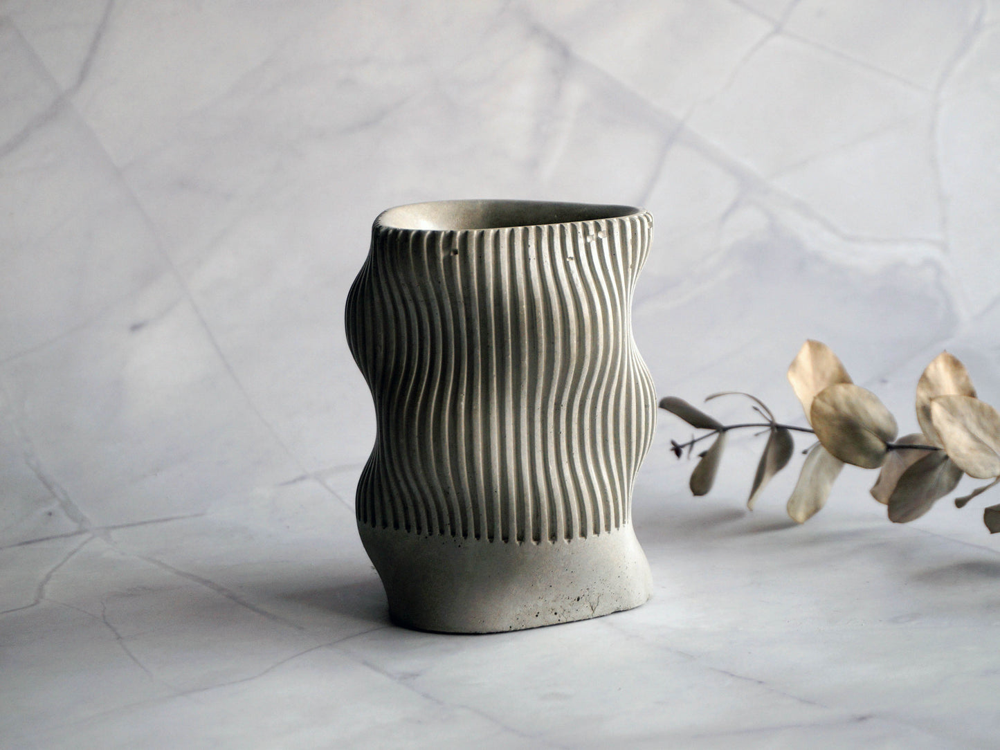 Concrete irregular pen holder | Toothbrush Holder | Cup