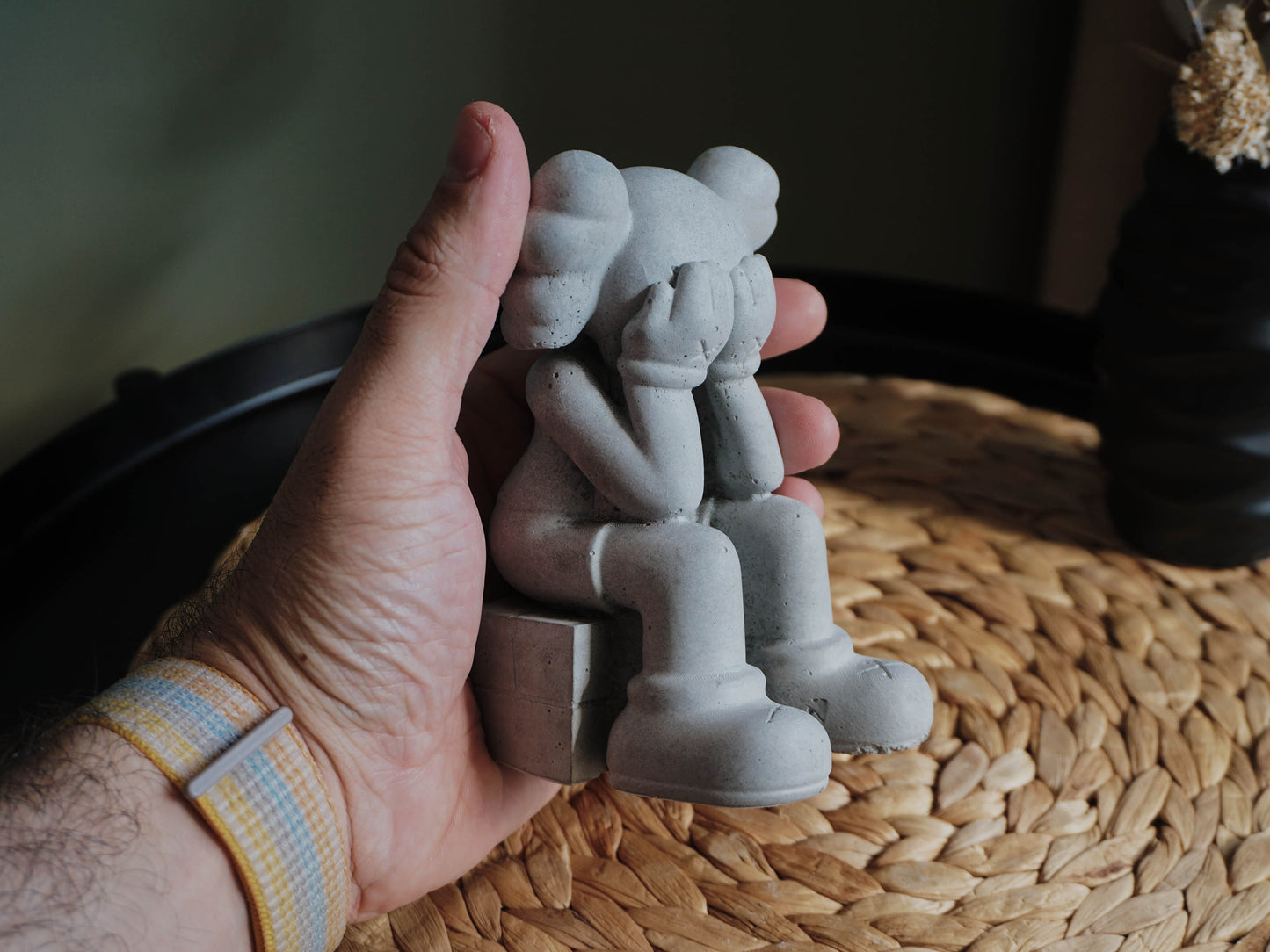 Concrete KAWS Sculpture | Bookend | Decoration