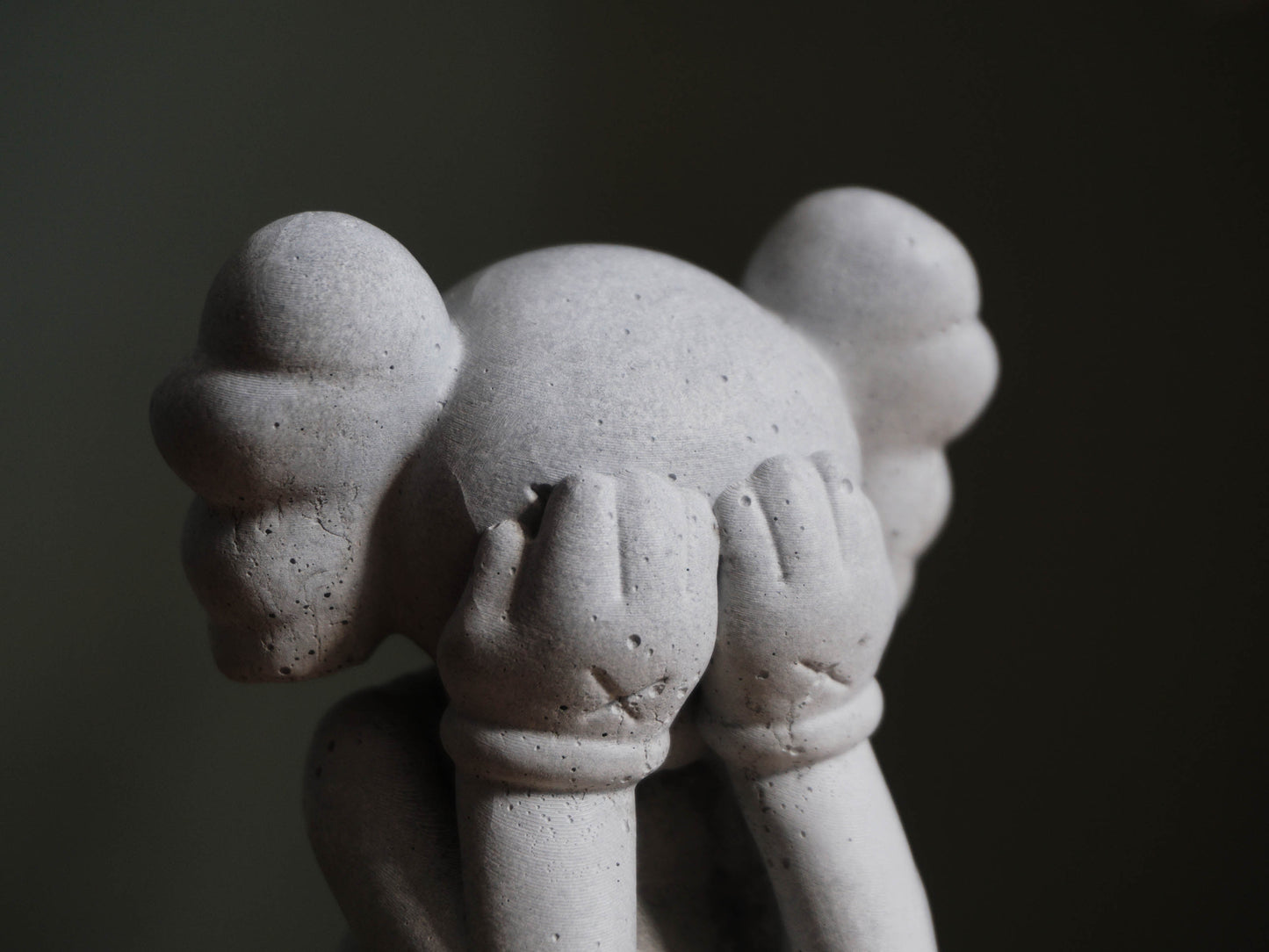 Concrete KAWS Sculpture | Bookend | Decoration