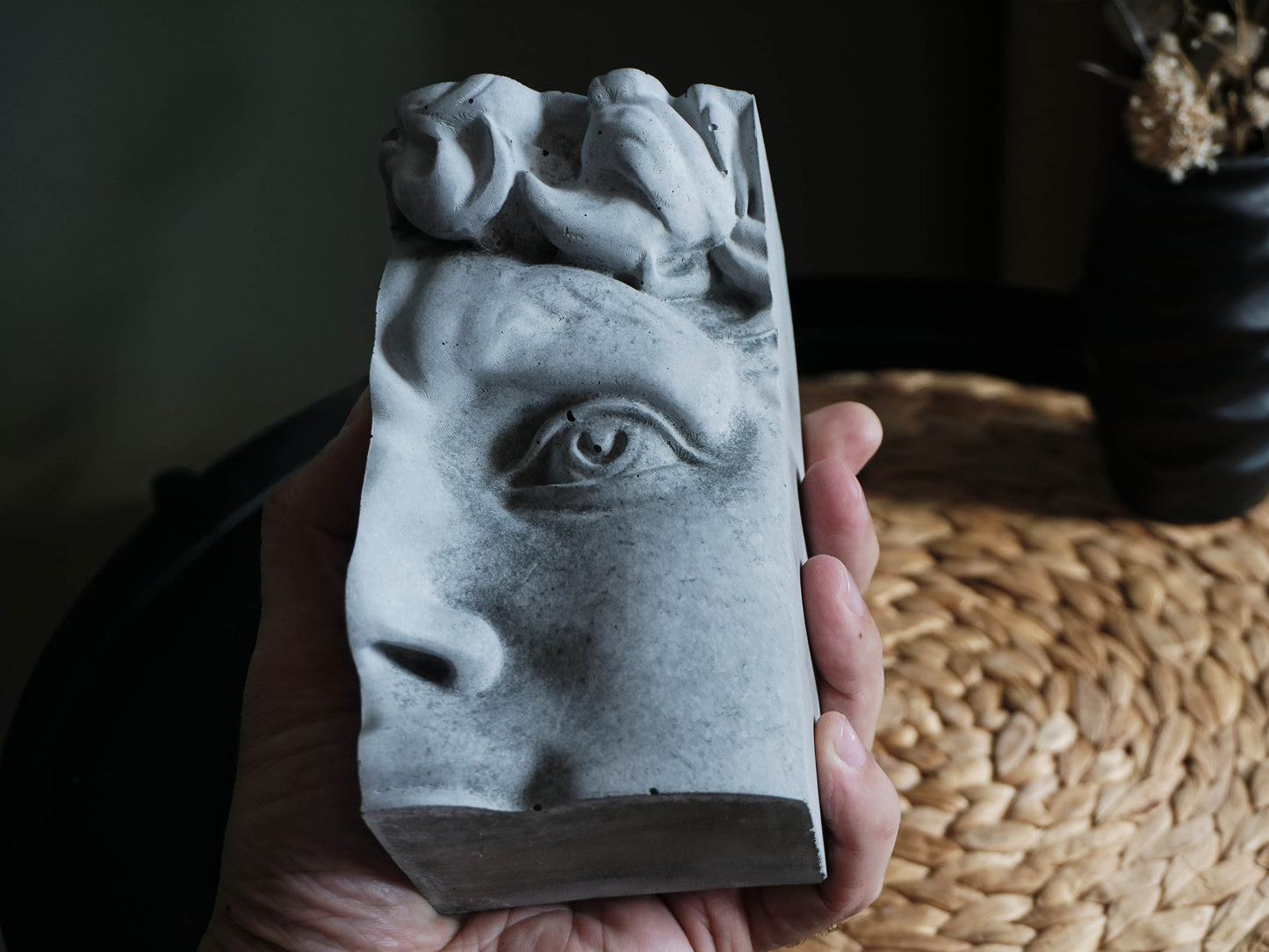 DAVID Concrete Bookend | Abstract Art